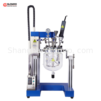 10L Laboratory Simple Reactor Polyester Stirring Emulsification Vacuum Reactor 50Hz