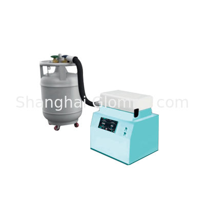 On-demand liquid nitrogen cryogenic grinding instrument with temperature protection to ensure the integrity of sample activity