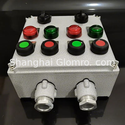 Explosion-Proof Two-Button Operation Box Anti-Corrosive Power Distribution Equipment with Two Indicators