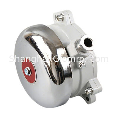 Explosion-Proof Electric Bell (White/Red) IIB DC24V AC220V Industrial Alarm Bell for Hazardous Area