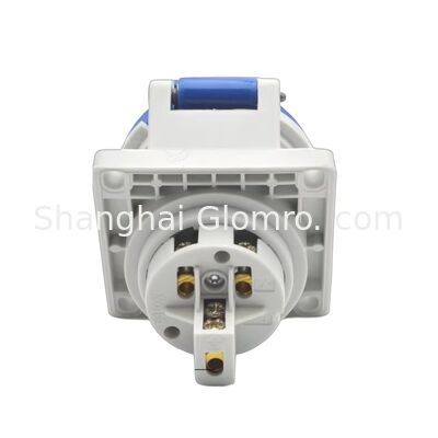 IP44 Waterproof Industrial Concealed Angled Socket 16A 200-250V 32A 380-415V