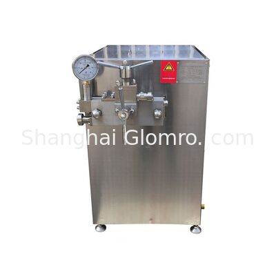 500 to 1000L/H Industrial High Pressure Homogenizer Machine for Liquid Milk Juice Dairy Cream Processing Equipment