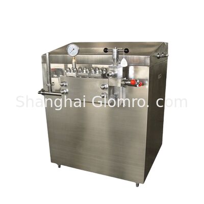 500 to 1000L/H Industrial High Pressure Homogenizer Machine for Liquid Milk Juice Dairy Cream Processing Equipment