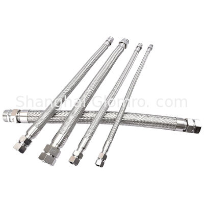 304 Stainless Steel Explosion-Proof Flexible Connection Hose DN25 Conduit Metal Hose Stainless Steel Corrugated Pipe