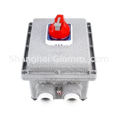 Square 3P Hazardous Area Cutoff Housing 10A 16A 20A 25A 32A 40A 63A 100A Cast Aluminum Flame Resistant MCB Enclosure Three Pole Ex-Proof Circuit Breaker


