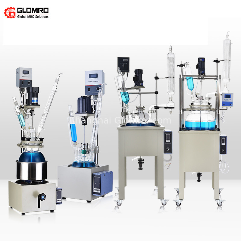 Chemical Vacuum Stirred Reactor Laboratory Single Layer Glass Reactor