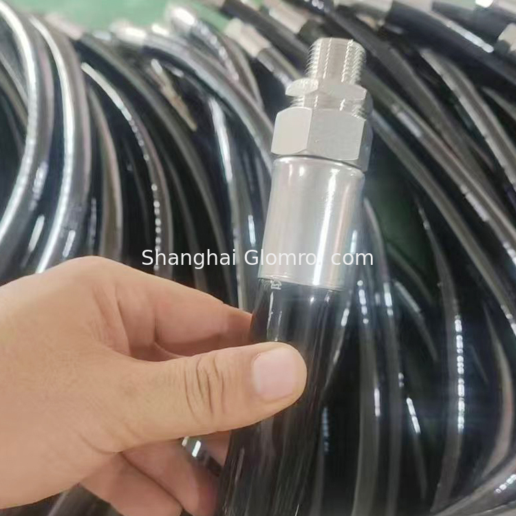 High Quality Black Color 3/4" Explosion proof flexible rubber hose Oil Rubber Delivery Hose for Petroleum Gasoline