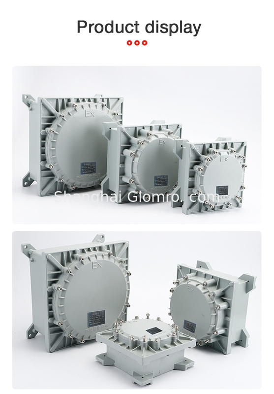 400*400*200 Customizable ATEX Explosion Proof Junction Box Aluminum Explosion Proof Enclosure